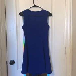 Blue cocktail dress